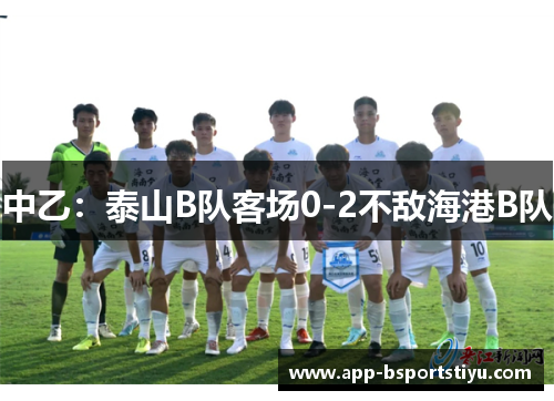 中乙：泰山B队客场0-2不敌海港B队